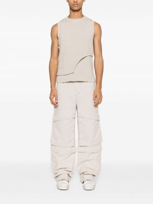 Pantalon cargo en coton avec poches Entire Studios beige
