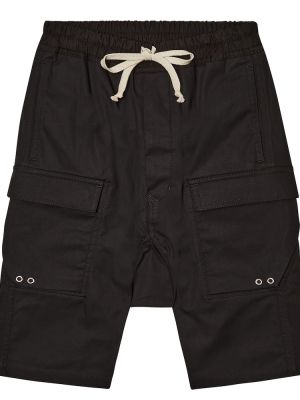 Bermudas i bomull för pojkar Rick Owens Kids svart