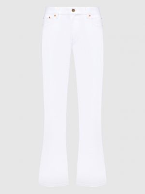 Прямые джинсы Valentino белые
