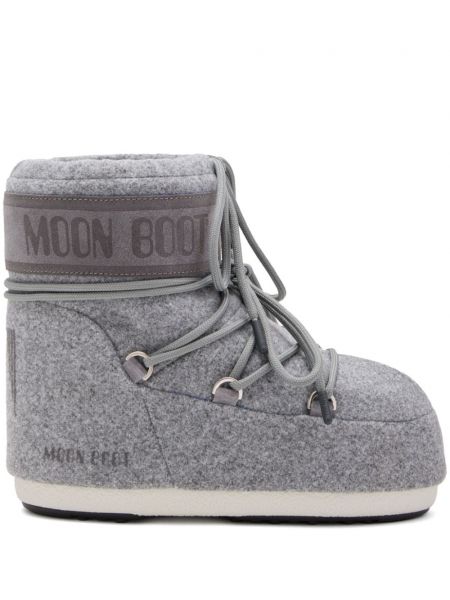 Høje flade støvler Moon Boot grå