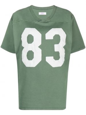 Βαμβακερή μπλούζα με σχέδιο Erl πράσινο