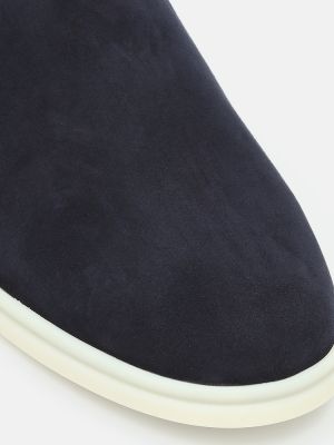 Semišové loafers Loro Piana modré