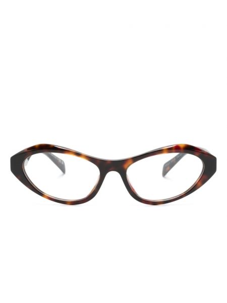 Brýle Prada Eyewear hnědé