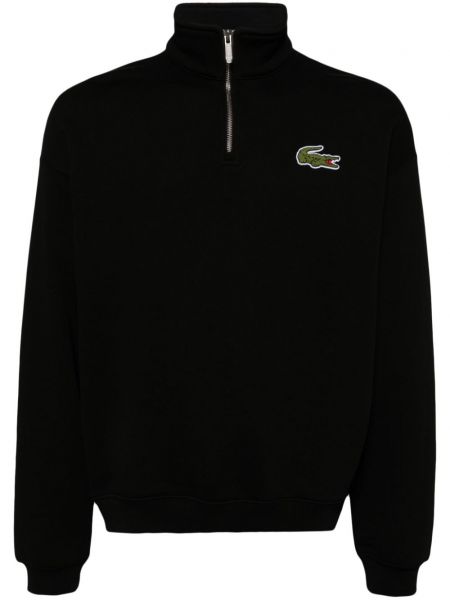 Kort sweatshirt Lacoste sort