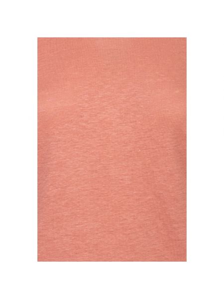 Jersey de tela jersey de cuello redondo Majestic Filatures rosa