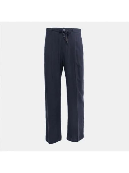 Pantalones Armani Pre-owned azul