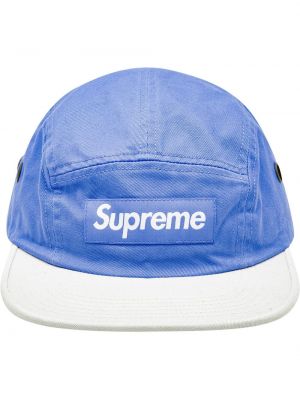 Кепка с логотипом Supreme, синяя
