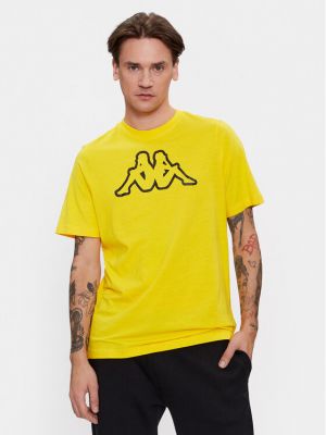 Priliehavé tričko Kappa žltá
