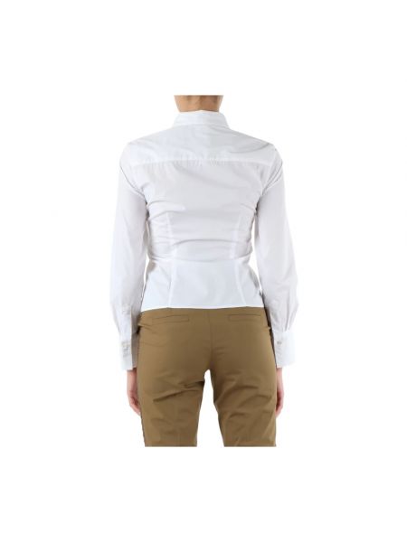 Camisa slim fit de algodón Pennyblack blanco