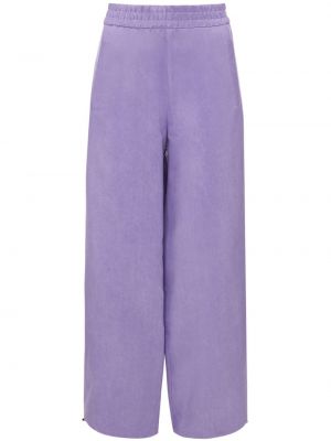 Relaxed fit kelnės Jw Anderson violetinė