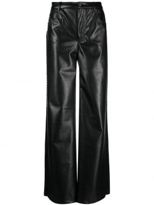 Kalhoty s knoflíky Ermanno Scervino černé