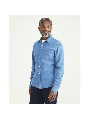 Camisa manga larga Dockers azul