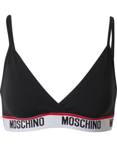 Moschino Underwear Podprsenka  čierna / biela / červená