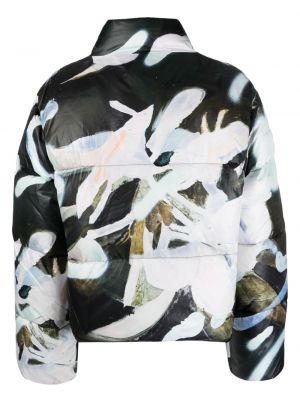 Péřová bunda s potiskem s abstraktním vzorem Munthe