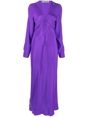 Длинное платье макси Christopher Esber, фиолетовое