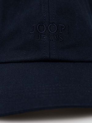 Однотонна бавовняна кепка Joop! синя