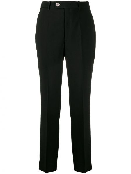 Pantalones de cintura alta Gucci negro