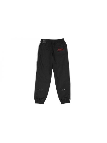 Плетеные спортивные штаны Nike черные