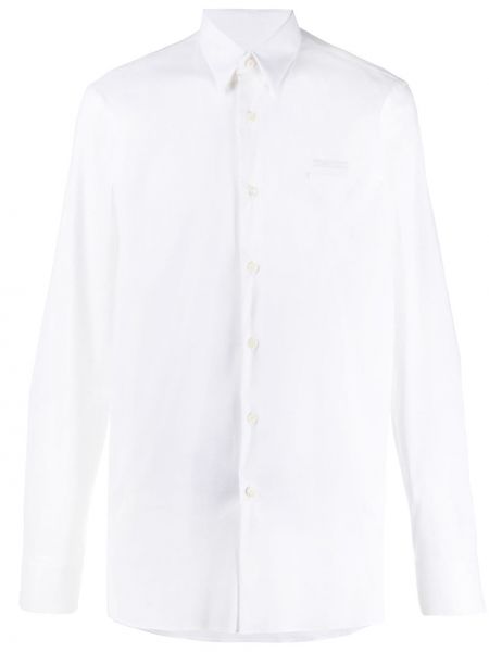 Camisa con botones Prada blanco