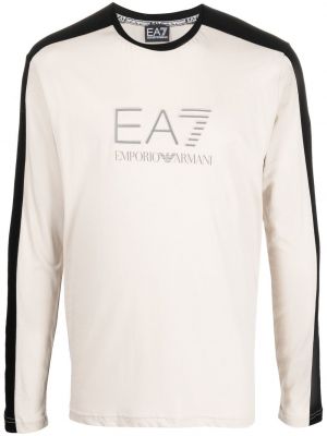 Bomull t-skjorte Ea7 Emporio Armani