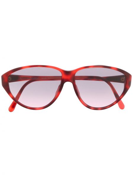 Okulary przeciwsłoneczne Valentino Garavani Pre-owned czerwone