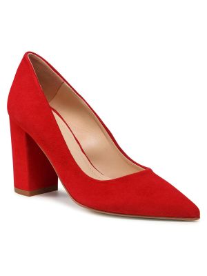 Ниски обувки Solo Femme червено