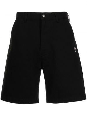 Bermuda kratke hlače z vezenjem A Bathing Ape® črna