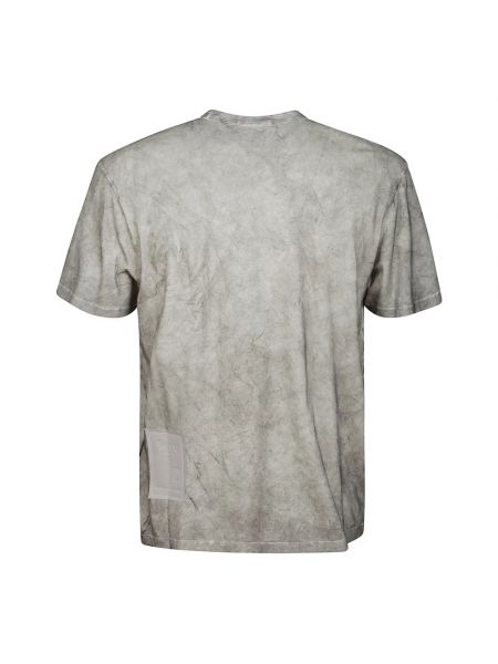 Camiseta con perlas de algodón Ten C gris