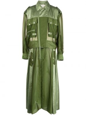 Prozorna jakna Feng Chen Wang zelena