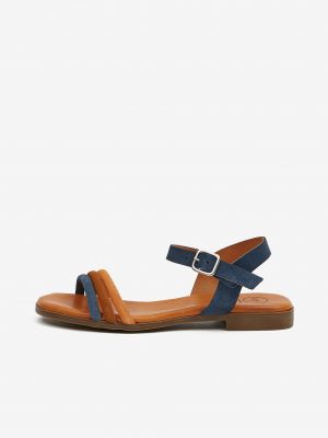 Modré semišové sandály Ojju