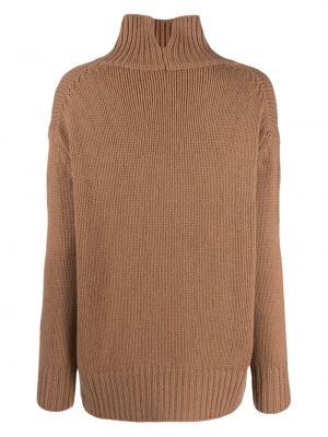 Sweter z kaszmiru Liska brązowy