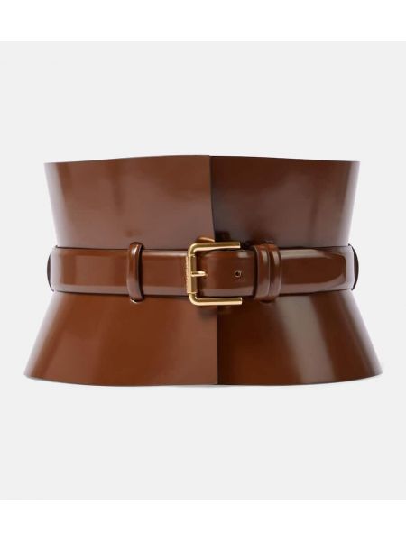 Ceinture en cuir Max Mara marron