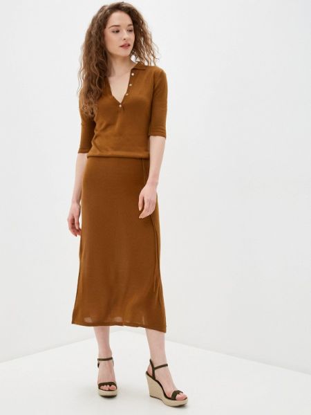 Платье Code, коричневое