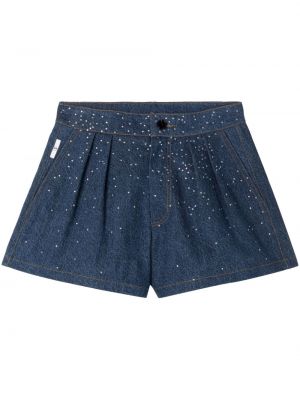 Shorts mit kristallen Az Factory blau