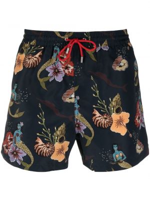 Trykt floral shorts Paul Smith blå