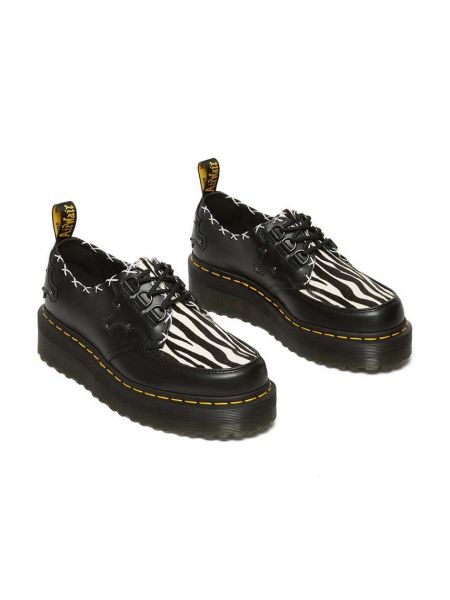 Kožne cipele s platformom Dr. Martens crna