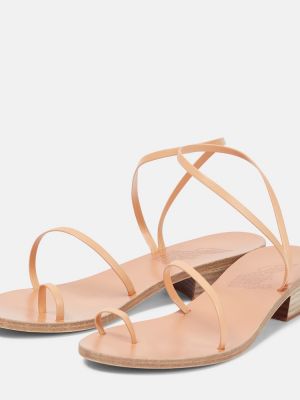 Kožené sandále Ancient Greek Sandals béžová