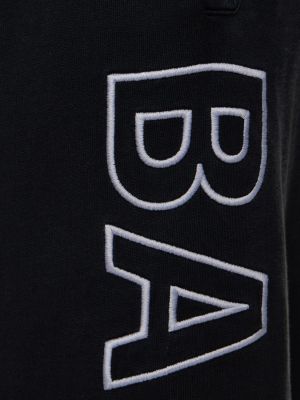 Brīva piegriezuma kokvilnas kokvilnas treniņtērpa bikses Balenciaga melns
