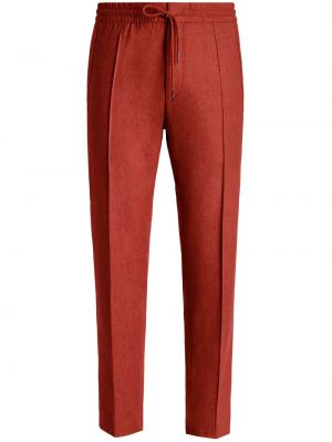 Pantaloni sport Zegna roșu