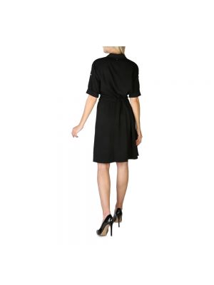 Mini vestido con cremallera Calvin Klein negro