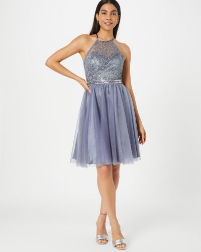 Коктейлна рокля Luxuar синьо