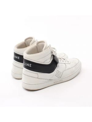 Sneakersy skórzane Celine Vintage białe