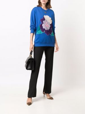 Sudadera de flores Dolce & Gabbana azul
