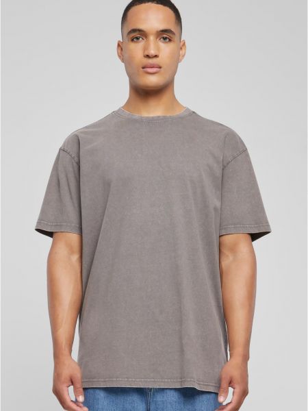 Polo marškinėliai oversize Merchcode pilka