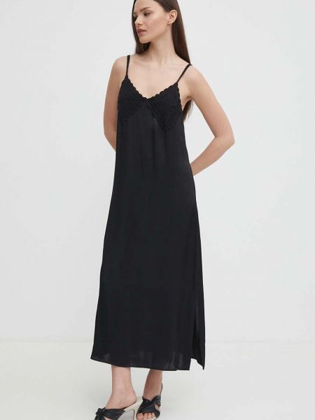 Hosszú ruha Sisley fekete