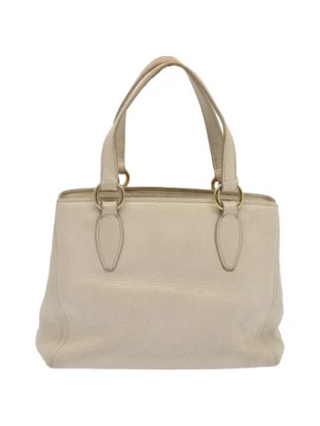 Leder shopper handtasche Miu Miu Pre-owned beige