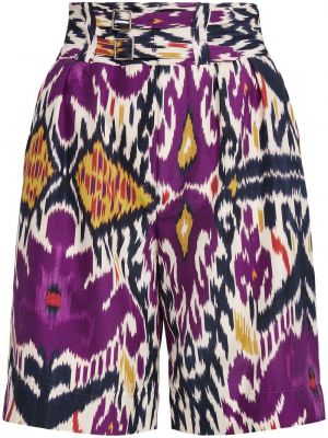 Trykt shorts Ralph Lauren Collection lilla