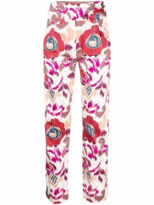 Pantalones rectos de flores con estampado Blazé Milano