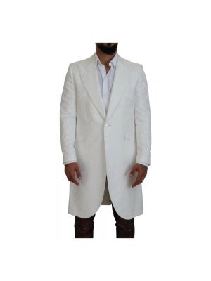 Płaszcz zimowy Dolce And Gabbana biały