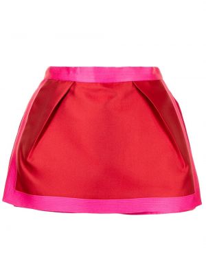 Hedvábné sukně na zip Isabel Sanchis - červená
